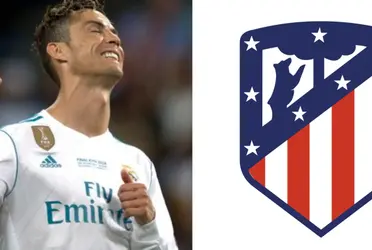 A través de Instagram, hinchas del Atlético y Cristiano Ronaldo se encontraron. 