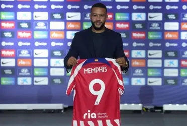 Memphis fue anunciado como nuevo jugador del Atlético de Madrid y ya le han dado el número que llevará en la espalda