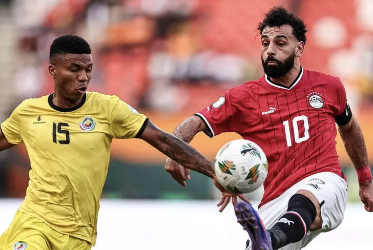 Reinildo en su debút por la Copa África - EFE 