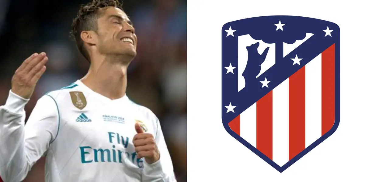 A través de Instagram, hinchas del Atlético y Cristiano Ronaldo se encontraron.