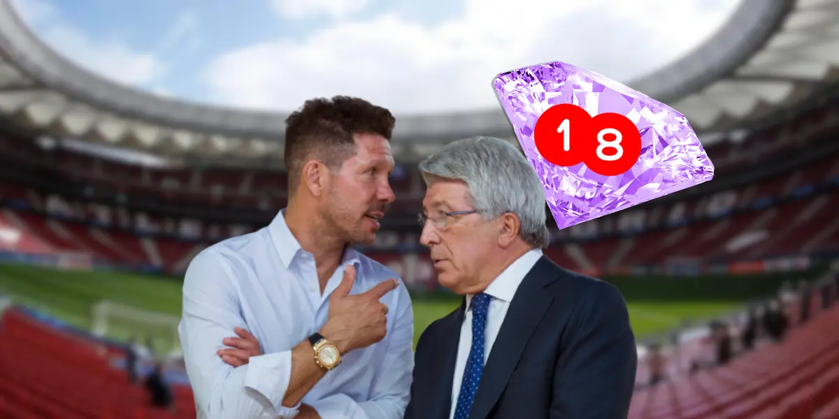 Agita el mercado, los planes de Atleti y Cerezo por una joya de 18 millones