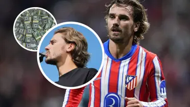 Antoine Griezmann Foto: Captura de VTR ONE, Pexels y Atleti