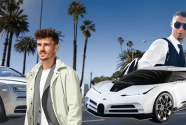 Antoine Griezmann saltó en la comparativa con Cristiano Ronaldo por el valor de sus autos