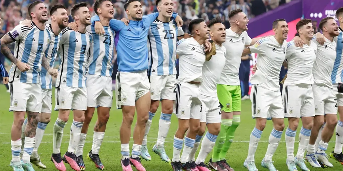 Argentina celebra la consecución de la Copa del Mundo en Qatar. Imagen: Diario Uno.