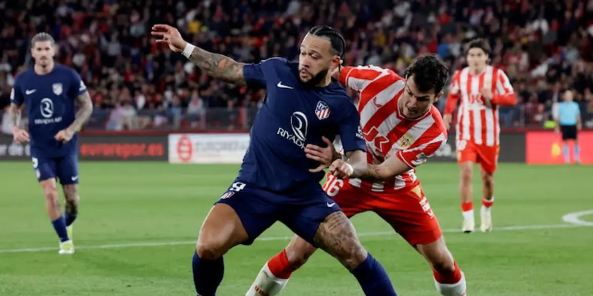 Atlético de Madrid no logró mantener la ventaja e igualó con Almería lejos de casa