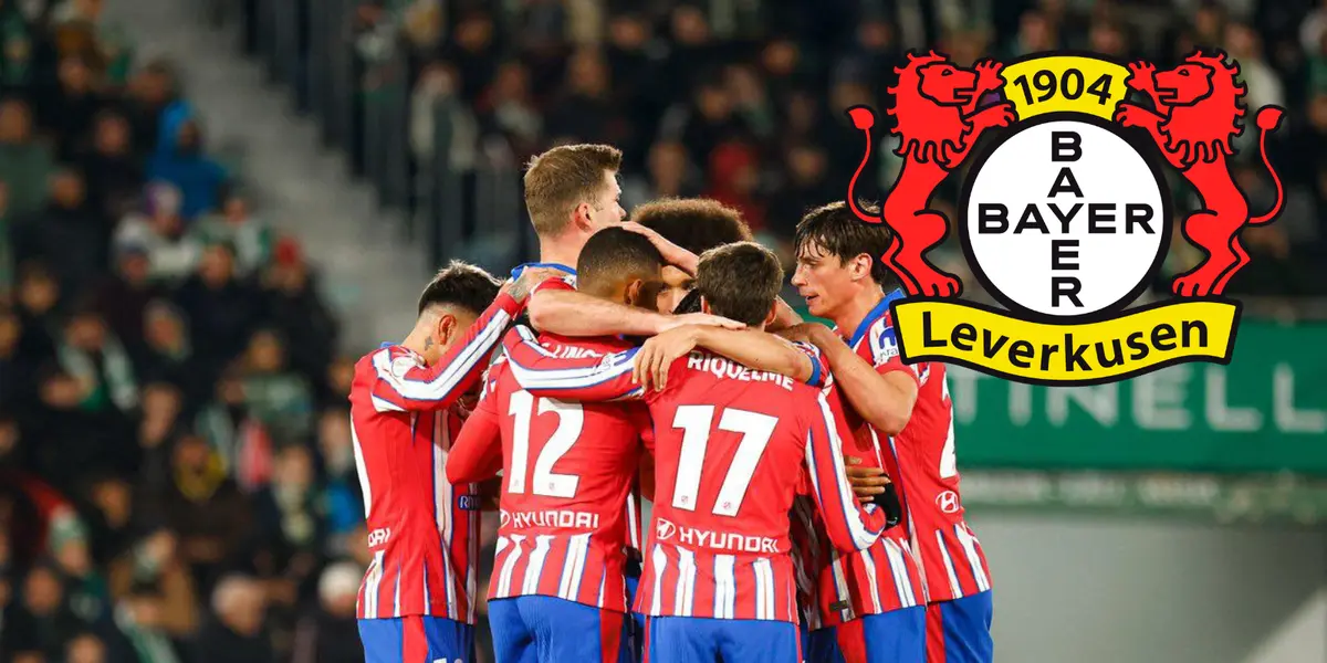 Atlético de Madrid vs Bayer Leverkusen Foto: Atleti y Escudoteca