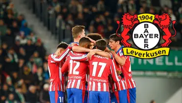 Atlético de Madrid vs Bayer Leverkusen Foto: Atleti y Escudoteca