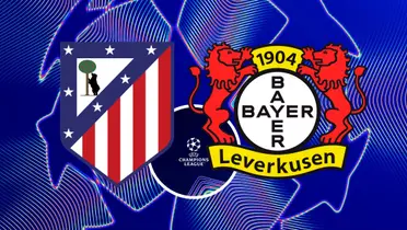 Atlético de Madrid vs Bayer Leverkusen Foto: Escudoteca y UEFA