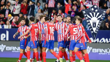 Atlético de Madrid vs Marbella Foto: Atleti y Escudoteca