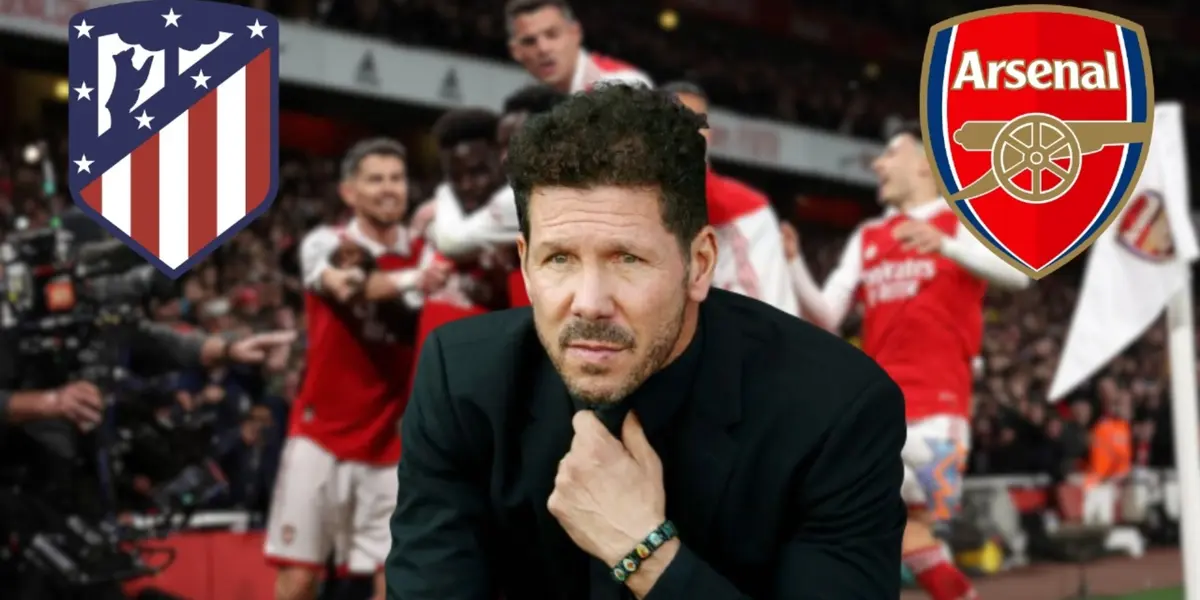 Brilla en el Arsenal y vale 25 millones, Diego Simeone lo quiere en Atlético de Madrid