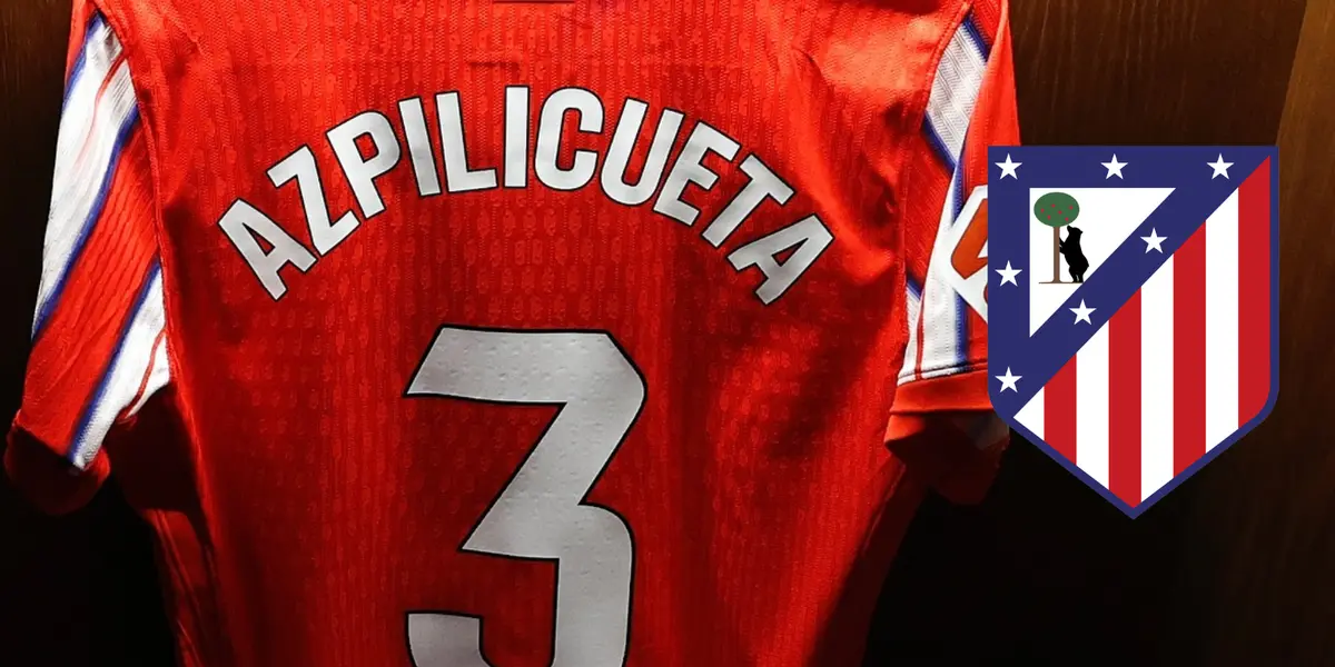 Camiseta de Atlético de Madrid Foto: Atleti y Escudoteca