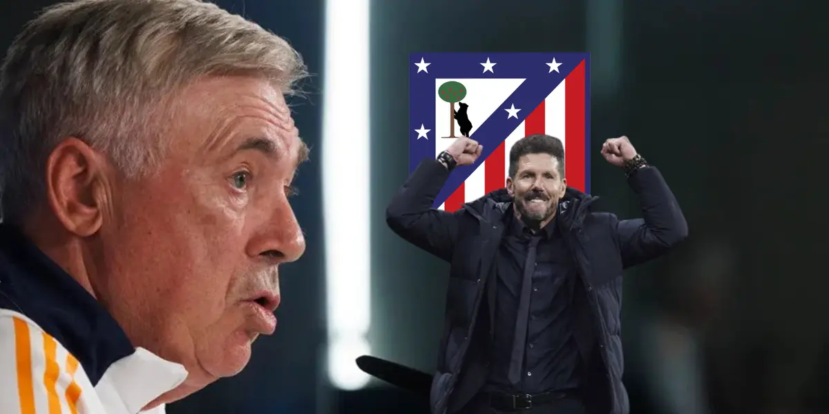 Carlo Ancelotti y Diego Simeone Foto: Real Madrid y Escudoteca