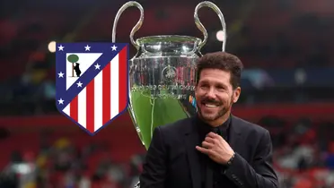 Diego Simeone Foto: Atleti, UEFA y Escudoteca