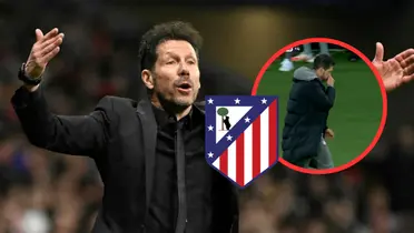 Diego Simeone Foto: Atleti y Captura de ESPN, Escudoteca
