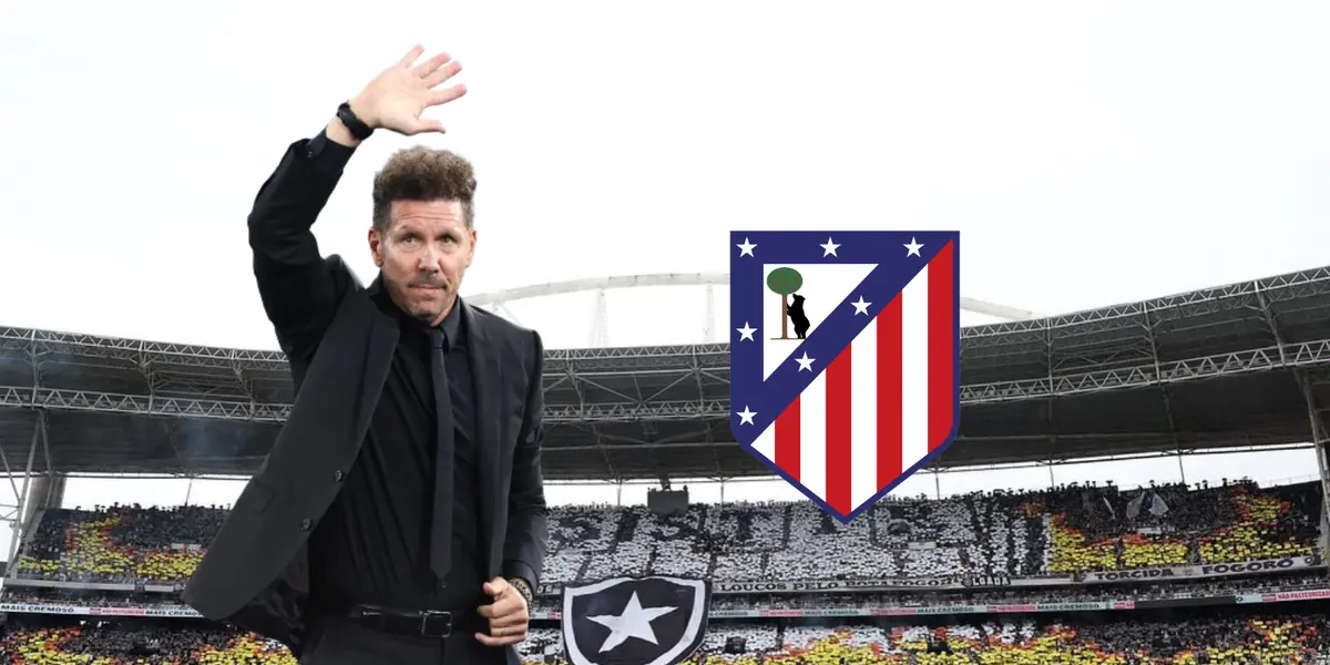 Diego Simeone Foto: Clube de Regatas Botafogo, Marca y Escudoteca
