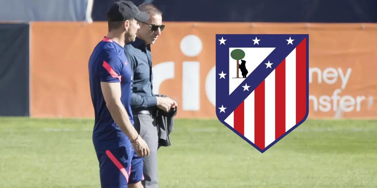 Diego Simeone y Andrea Berta Foto: Mundo Deportivo y Atleti