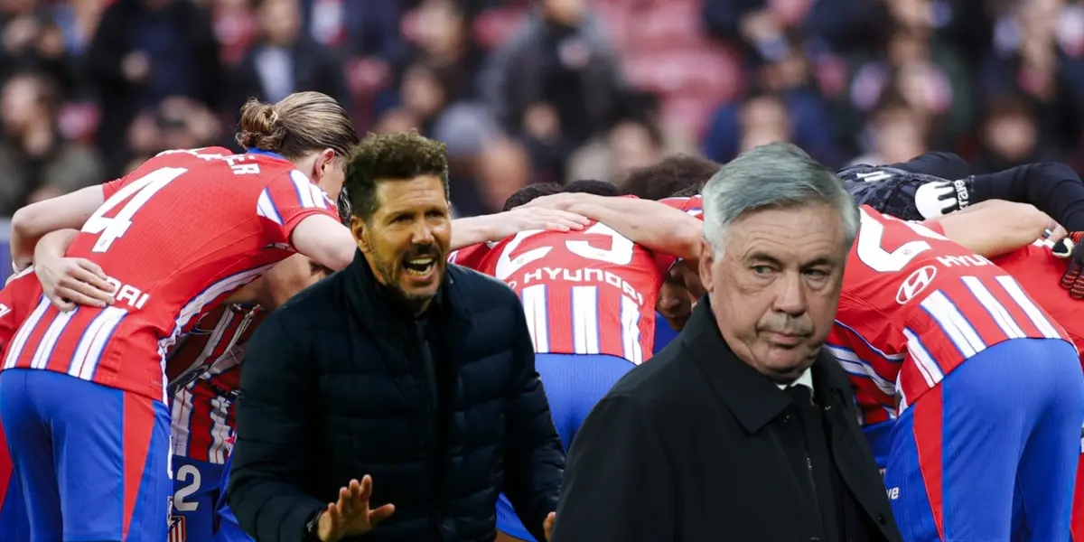 Diego Simeone y Carlo Ancelotti Foto: Marca y Atleti