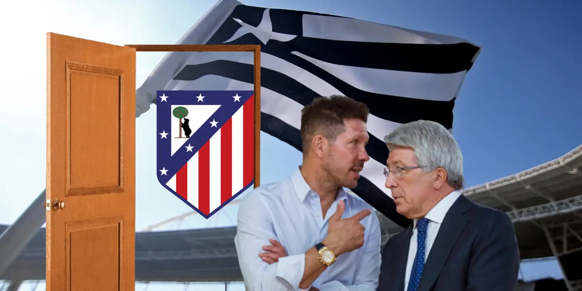 Diego Simeone y Enrique Cerezo Foto: Atleti y Botafogo