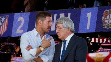 Diego Simeone y Enrique Cerezo Foto: Atleti y Marca