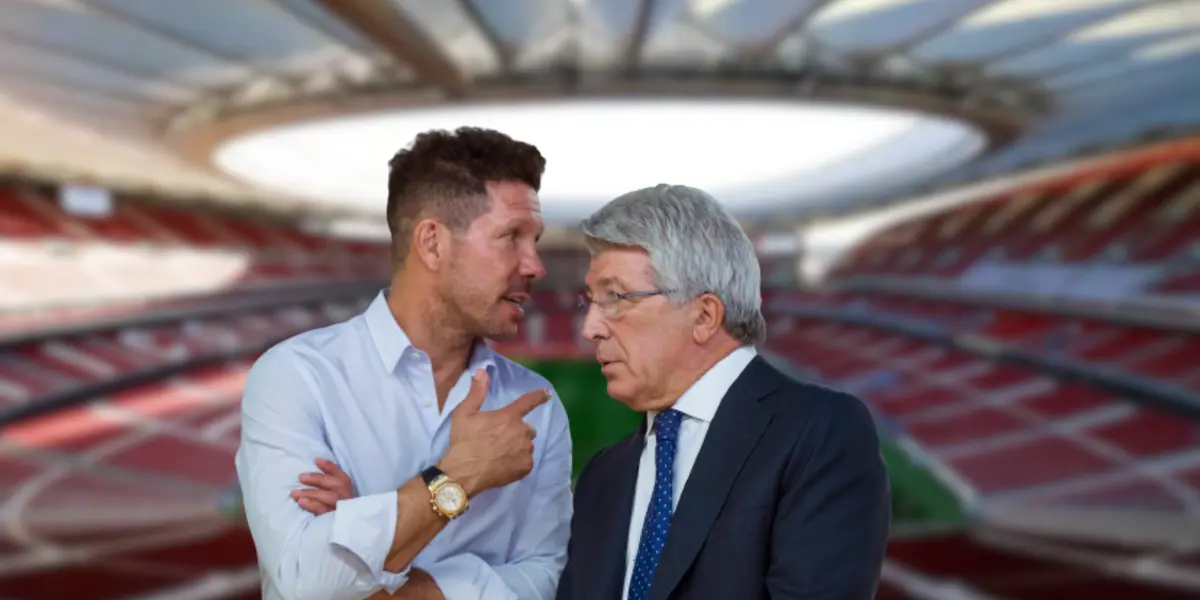 Diego Simeone y Enrique Cerezo Foto: Atleti y Marca