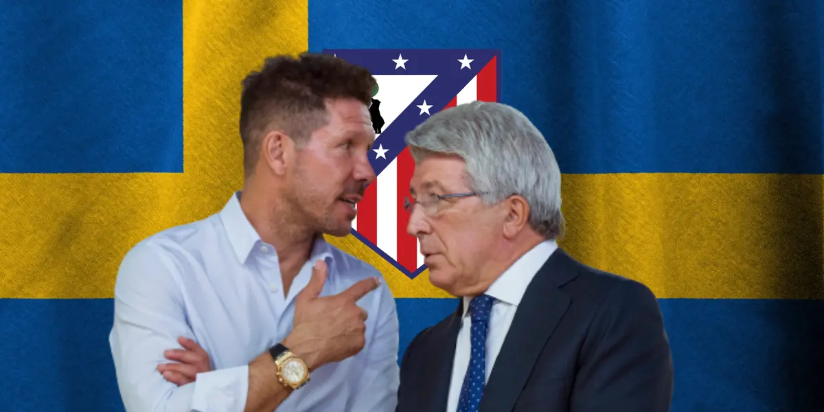 Diego Simeone y Enrique Cerezo Foto: Atleti y Pexels