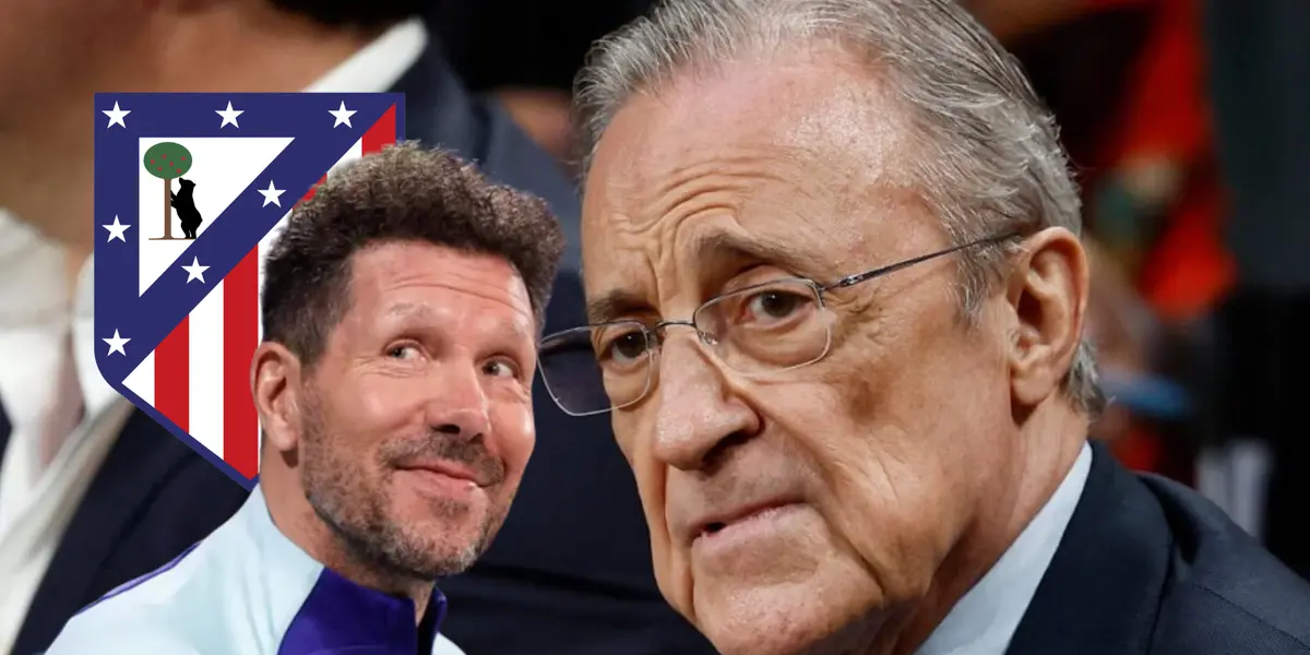Diego Simeone y Florentino Pérez Foto: Atleti y Ok Diario