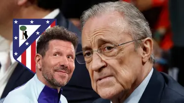 Diego Simeone y Florentino Pérez Foto: Atleti y Ok Diario