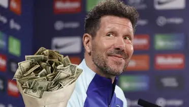 Diego Simeone y su gran salario Foto: Atleti y Pexels