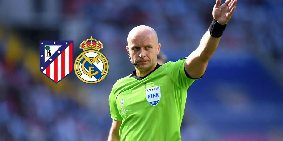 El árbitro polaco ha arbitrado al Atlético de Madrid en un total de 8 ocasiones