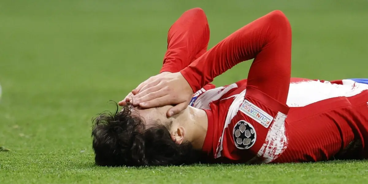 El atacante portugués fue reemplazado a los 73 minutos y estiró su sequía goleadora