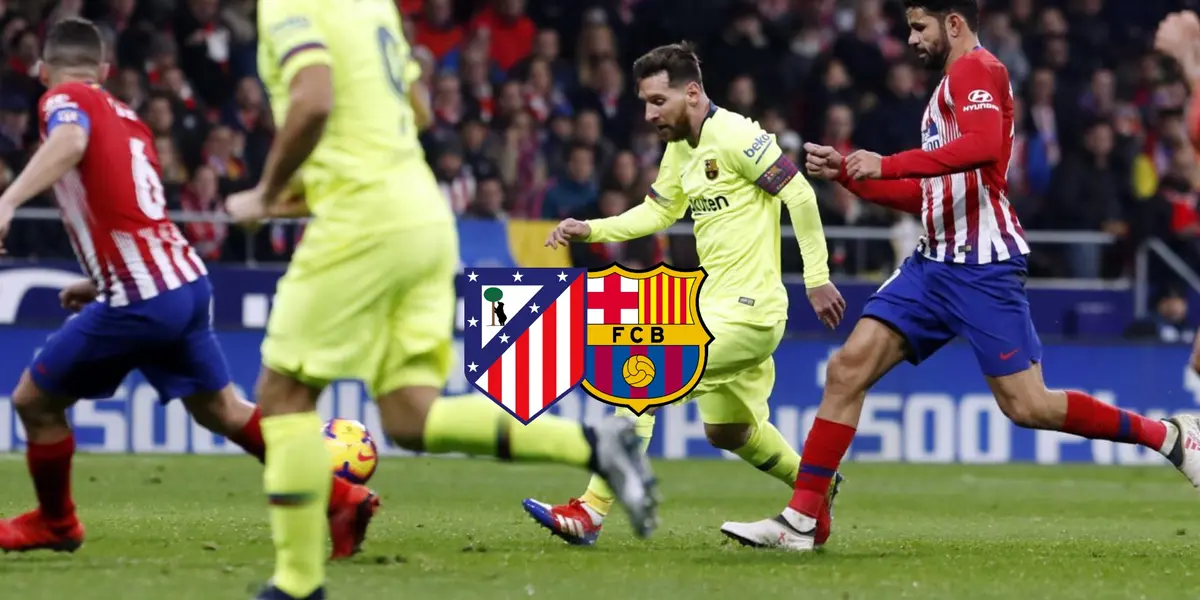 El Atlético de Madrid suele sufrir bastante en los partidos contra el Barcelona
