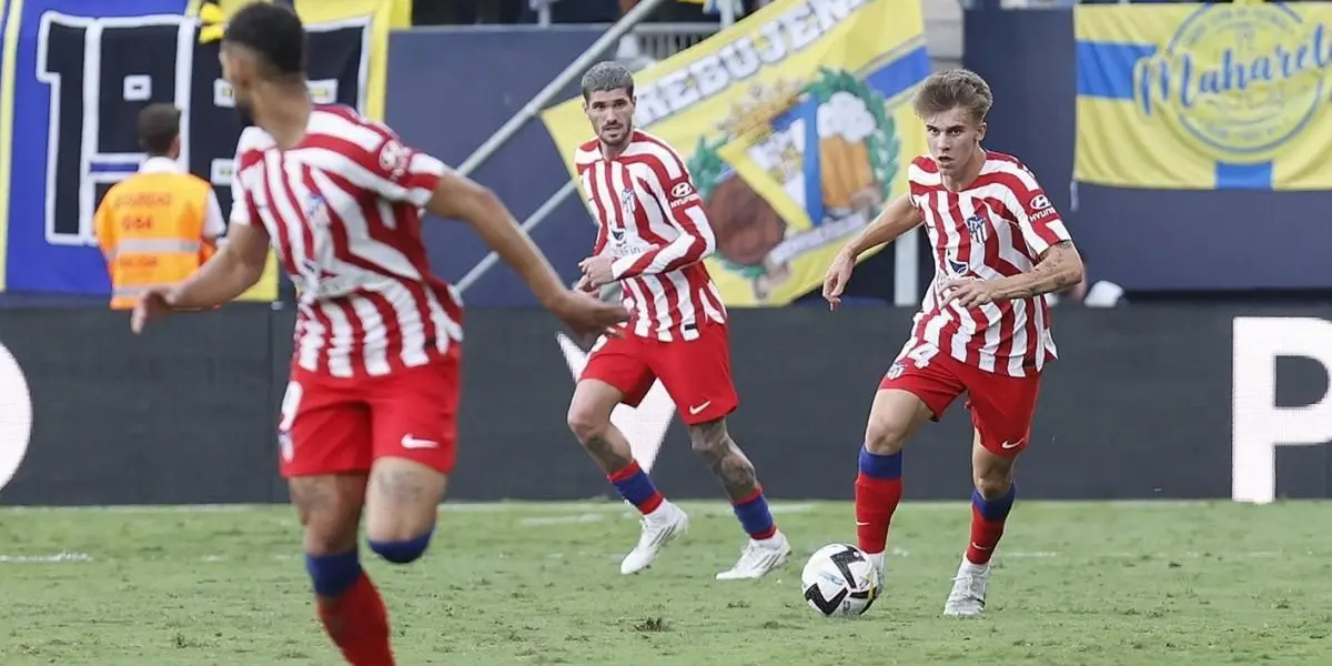 El canterano de Atlético de Madrid sumó sus primeros minutos ante Cádiz en su tercera convocatoria por parte del entrenador Diego Simeone