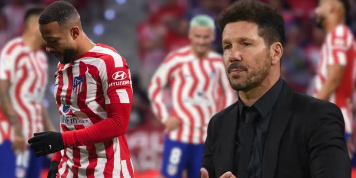 El Cholo se refirió a la actualidad del jugador neerlandés en el equipo madrileño.