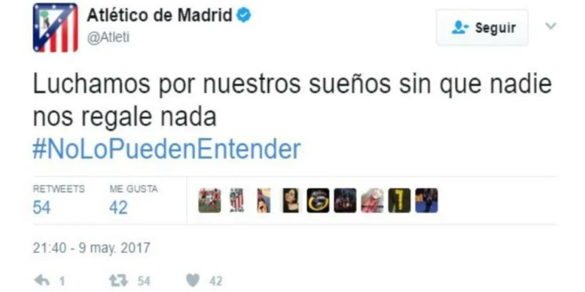 El cm del Atlético de Madrid ha puesto otra foto ilustrativa sobre el derbi que no ha sentado bien a los madridistas