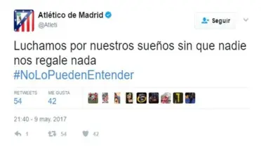 El cm del Atlético de Madrid ha puesto otra foto ilustrativa sobre el derbi que no ha sentado bien a los madridistas