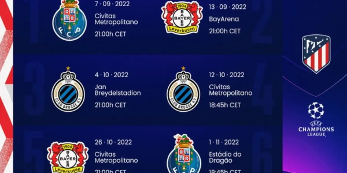 El Colchonero dejó importantes puntos en el camino y prácticamente no tiene margen de error en la definición de la fase de grupos