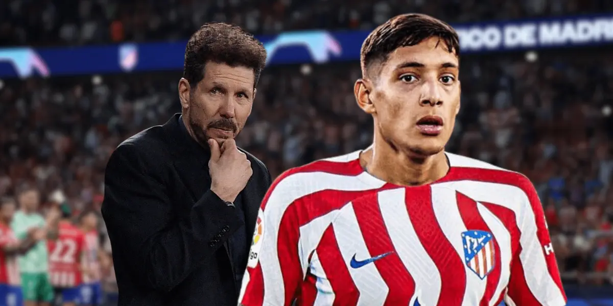 El colchonero y la sorpresa de la molestia del lateral con la selección Argentina.