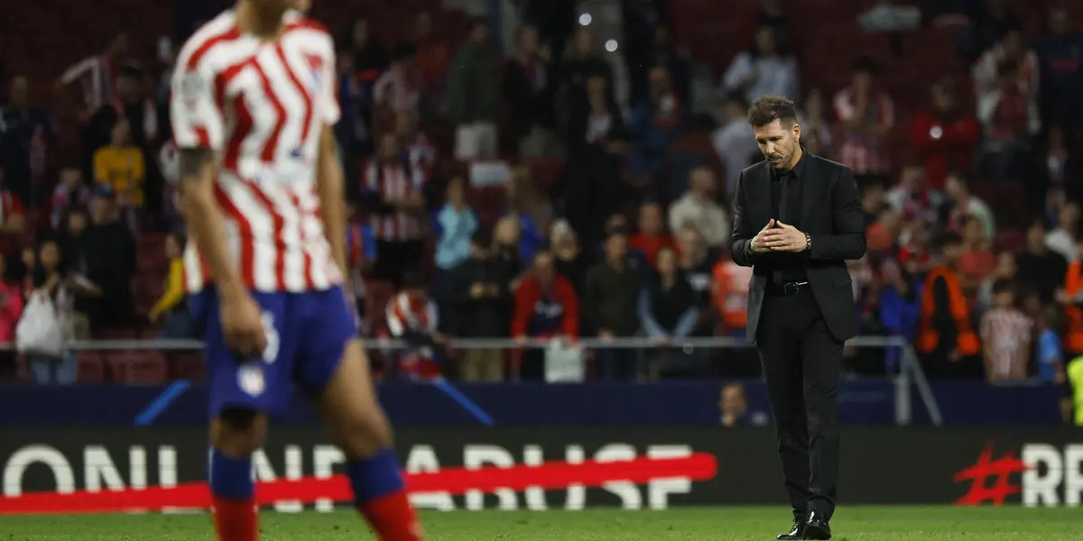 El conjunto rojiblanco quedó eliminado de Europa y se alejó de los primeros puestos de la Liga