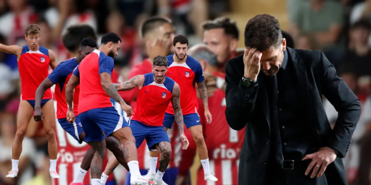 El cuadro Colchonero está teniendo horas muy agitadas en sus oficinas.