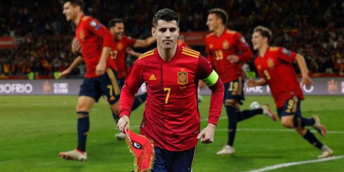 Con Álvaro Morata como capitán, mira el once titular de España para enfrentar a Georgia