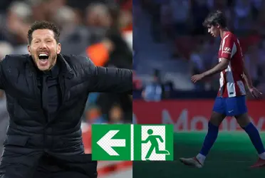 El delantero podrá llegar al Colchonero sin la más mínima inversión de la dirigencia.