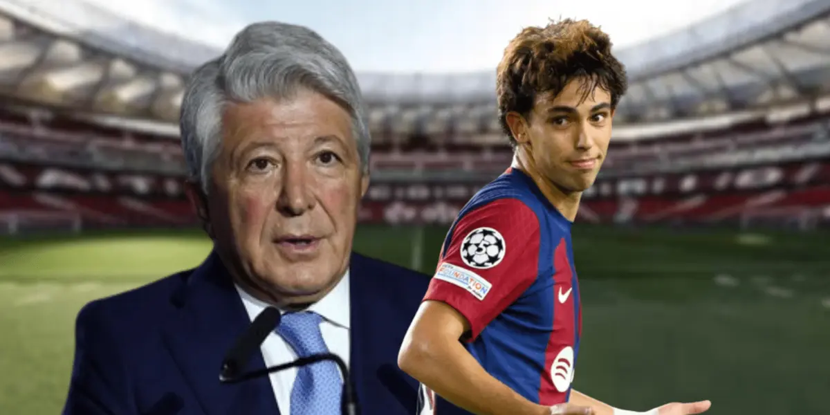 El dirigente Colchonero estalló contra el futbolista del Barcelona.