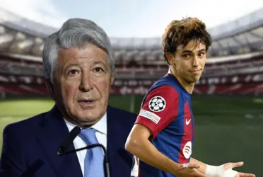 El dirigente Colchonero estalló contra el futbolista del Barcelona.