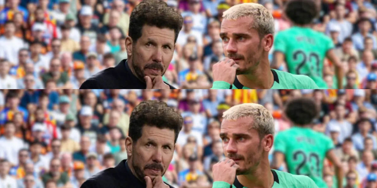 El entrenador colchonero quedó cautivado con el buen fútbol del jugador.