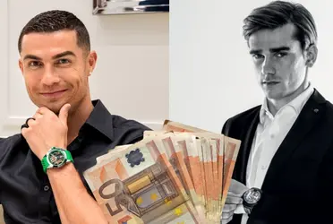 El francés hizo quedar mal parado al jugador portugués y su extravagancia.