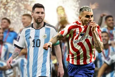 El futbolista del Atlético de Madrid tomará el lugar como referente de la Albiceleste.