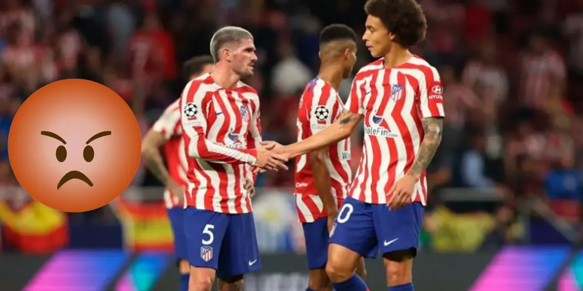 El jugador Colchonero y una muestra de un gran carácter y templanza.