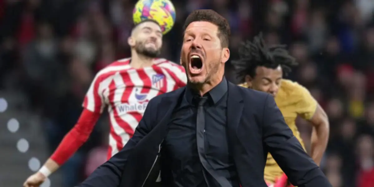 El jugador no dio la talla y ya lo quieren muy lejos del Atlético de Madrid.