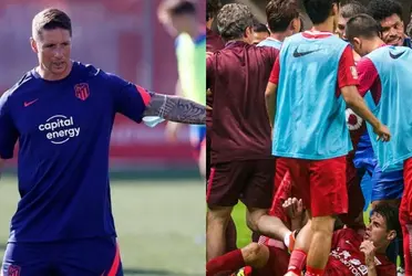 El legendario ex jugador casi pone en práctica sus dotes marciales.