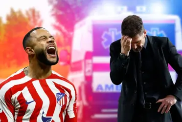 El neerlandés era uno de los mejores del equipo y ahora despertó la preocupación.